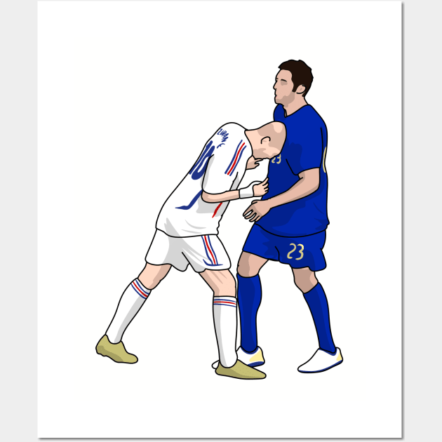 The headbutt zidane Wall Art by Rsclstar